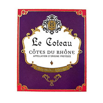 le coteau cotes du rhone appellation d'origine protegee mis en