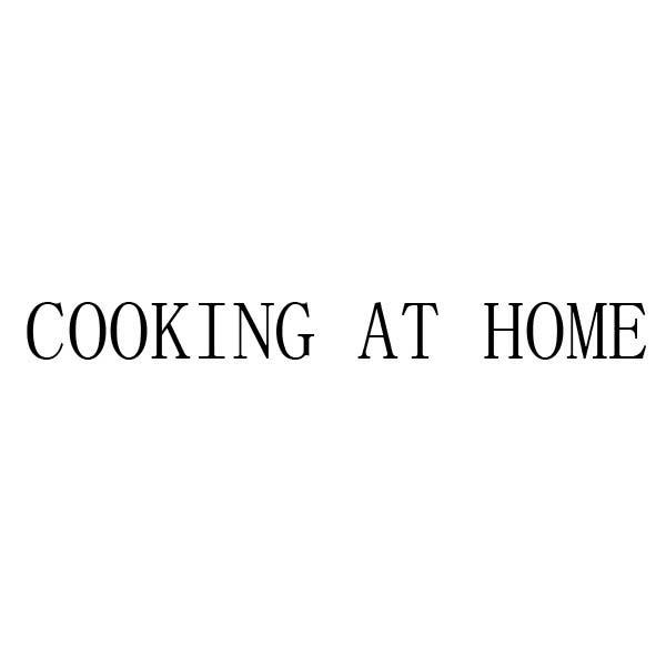 COOKING AT HOME