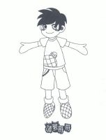 健康哥哥简笔画内容图片展示