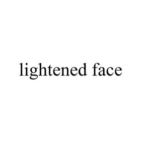 lightened face