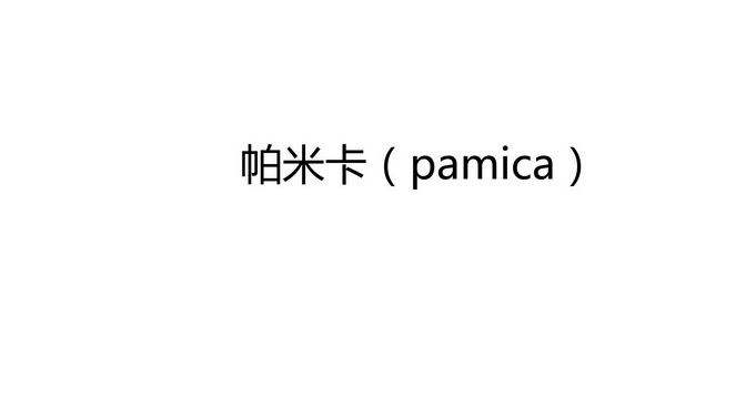 帕米卡 pamica