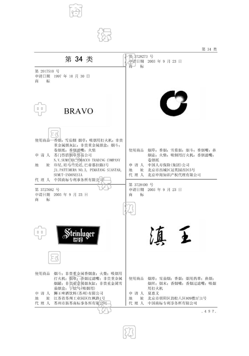 滇王_注册号3728400_商标注册查询 - 天眼查