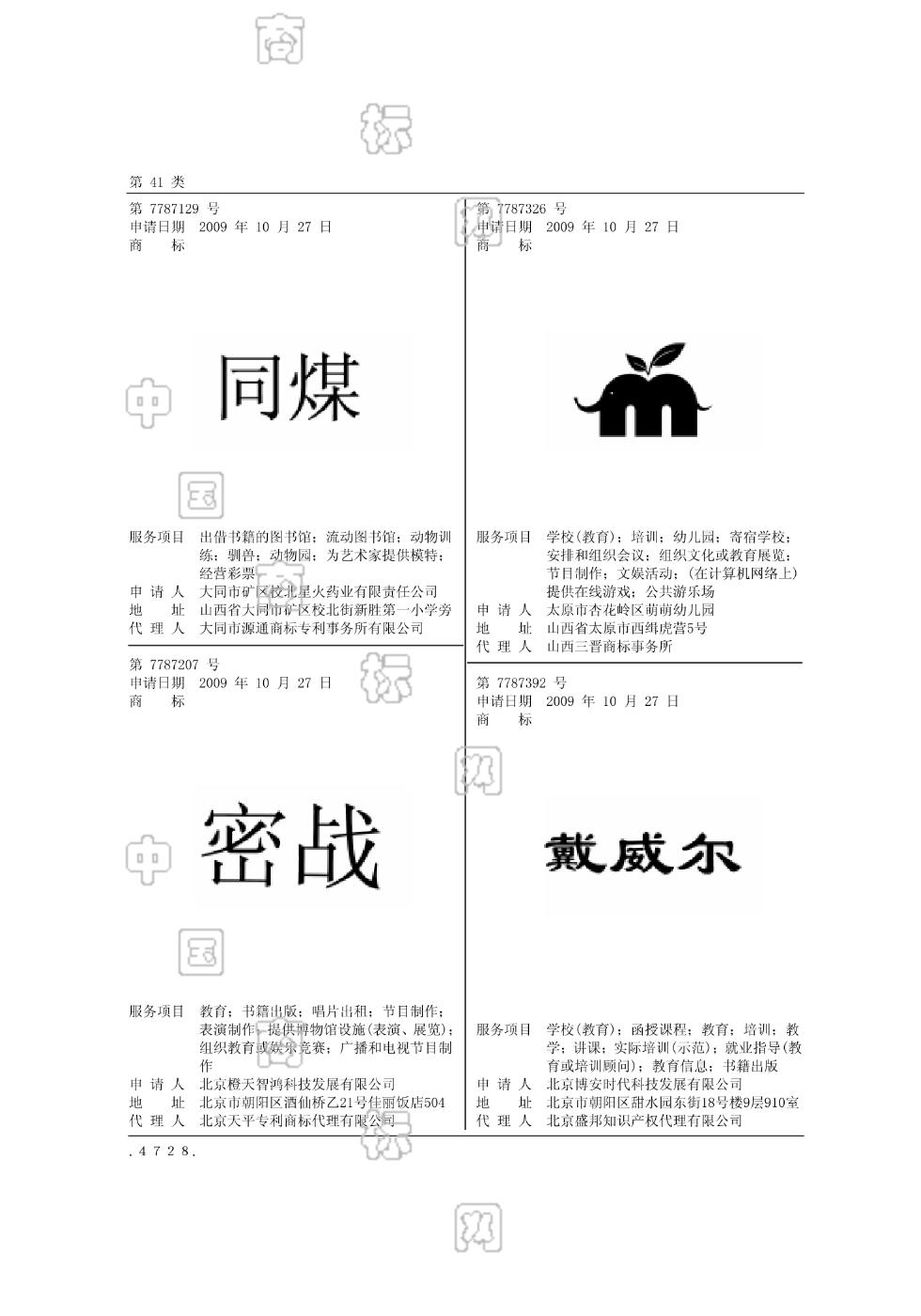 同煤_注册号7787129_商标注册查询 天眼查