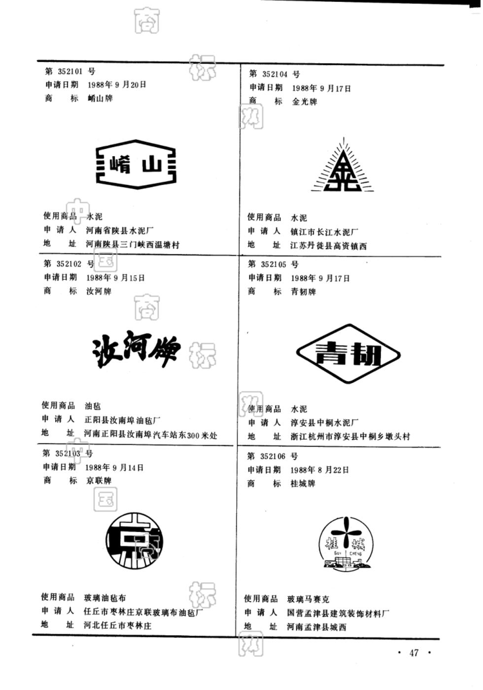 汝河_注册号352102_商标注册查询 天眼查