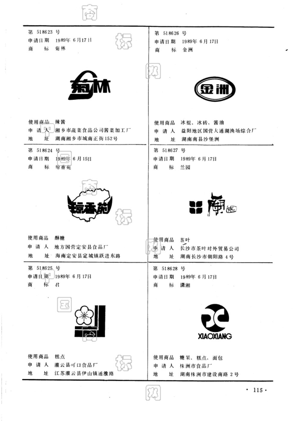 金洲_注册号518626_商标注册查询 天眼查