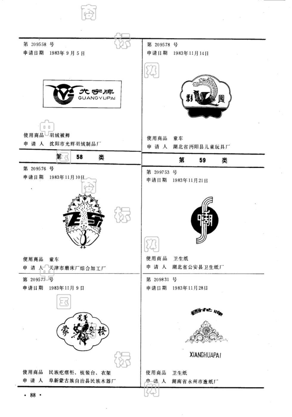 飞乐_注册号209576_商标注册查询 - 天眼查