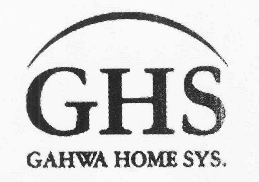 商标名称:ghs gahwa home sys 注册号:8915841 类别:20-家具,非金属