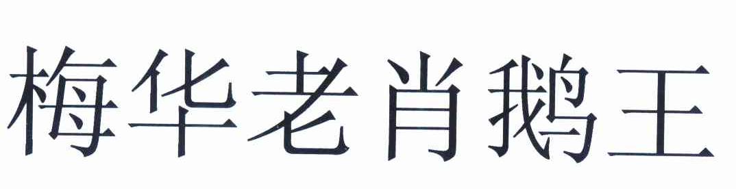 梅华老肖鹅王