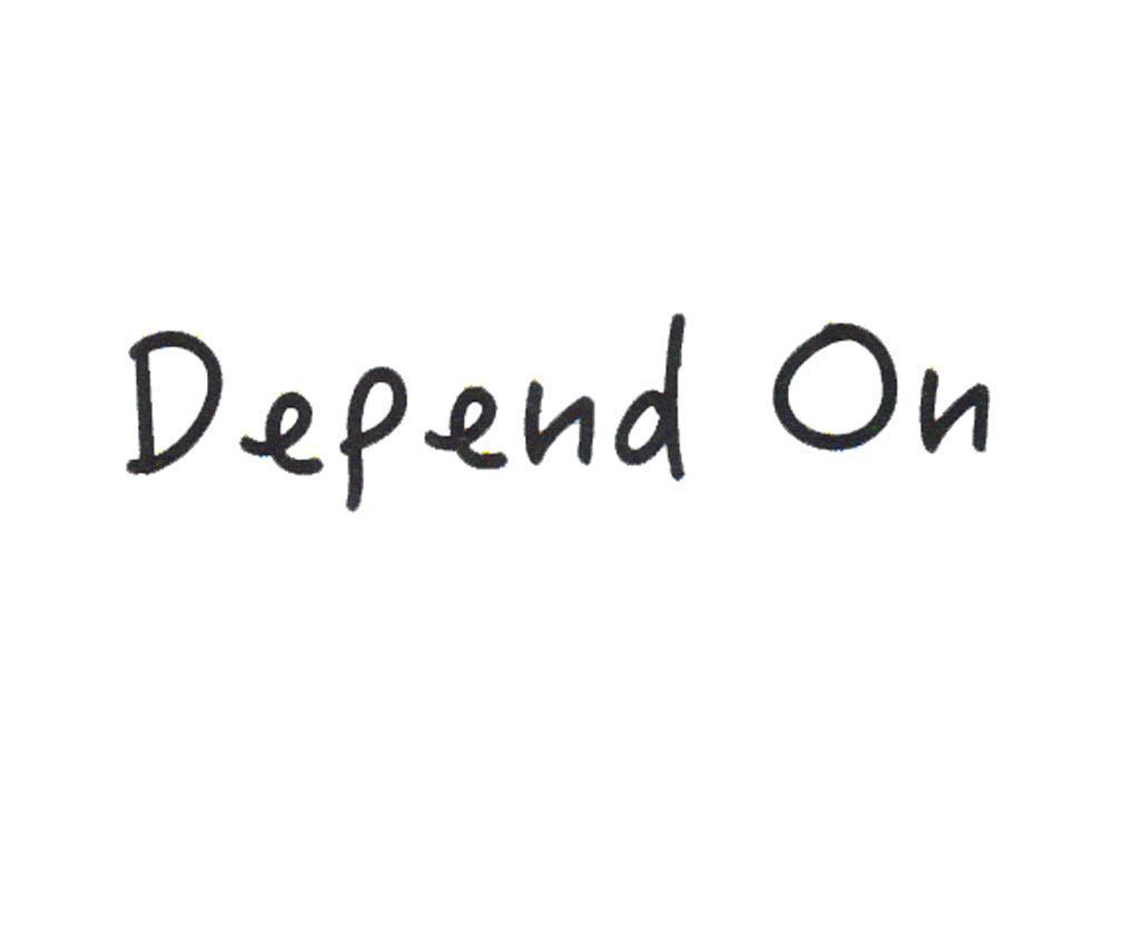 depend on
