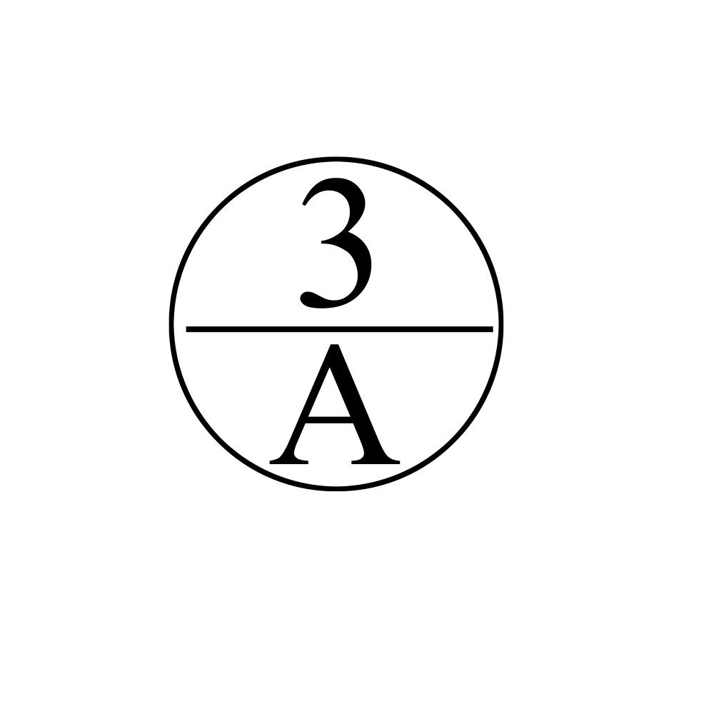 3 a