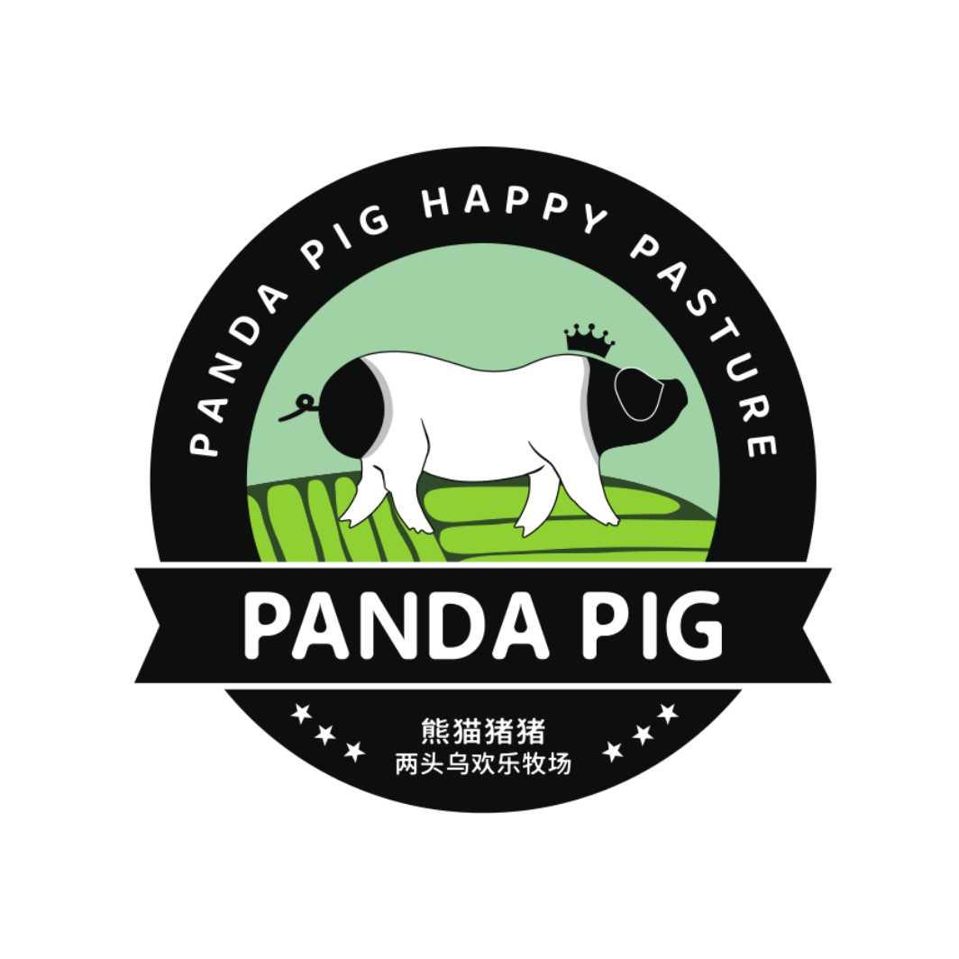 熊猫猪猪两头乌欢乐农场;panda pig happy pasture panda pig