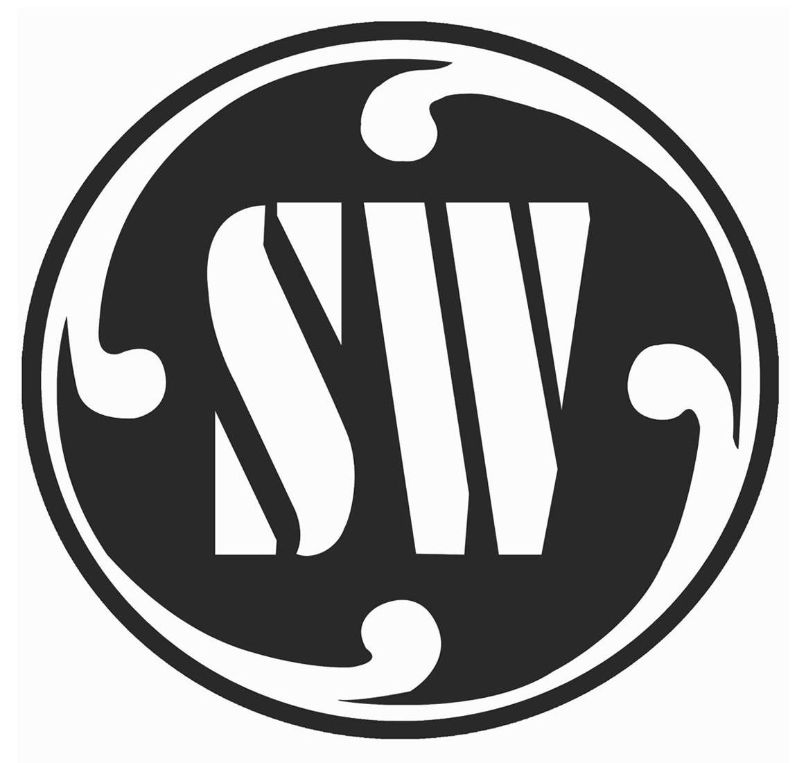 sw字母logo设计图片