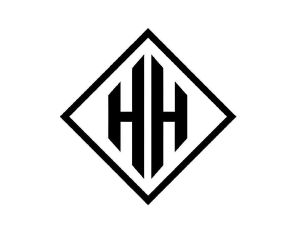 hh字母logo创意图片图片