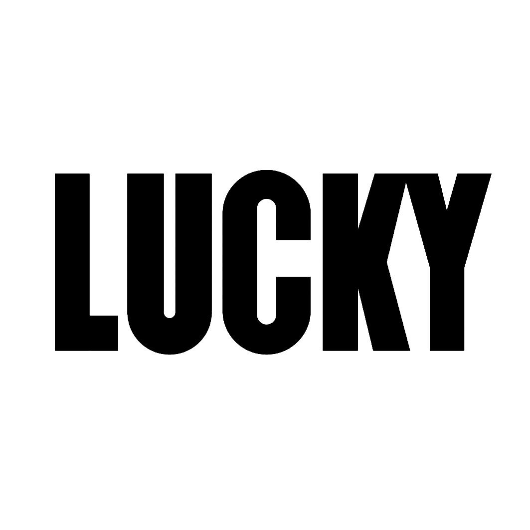 lucky艺术字体复制图片