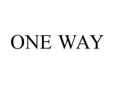 one way