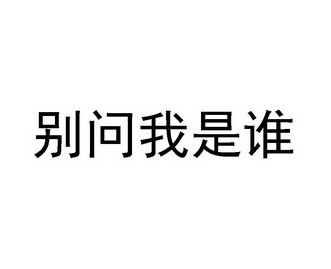 别问我是