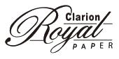 clarion royal paper