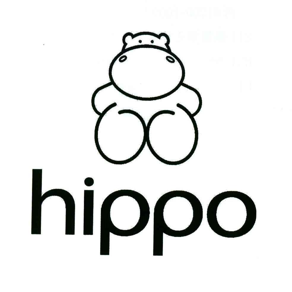 hippo简笔画图片