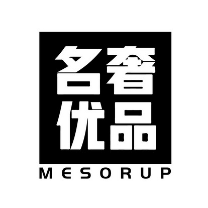 谭艾平商标名奢优品 MESORUP（35类）商标转让费用及联系方式商标图样1