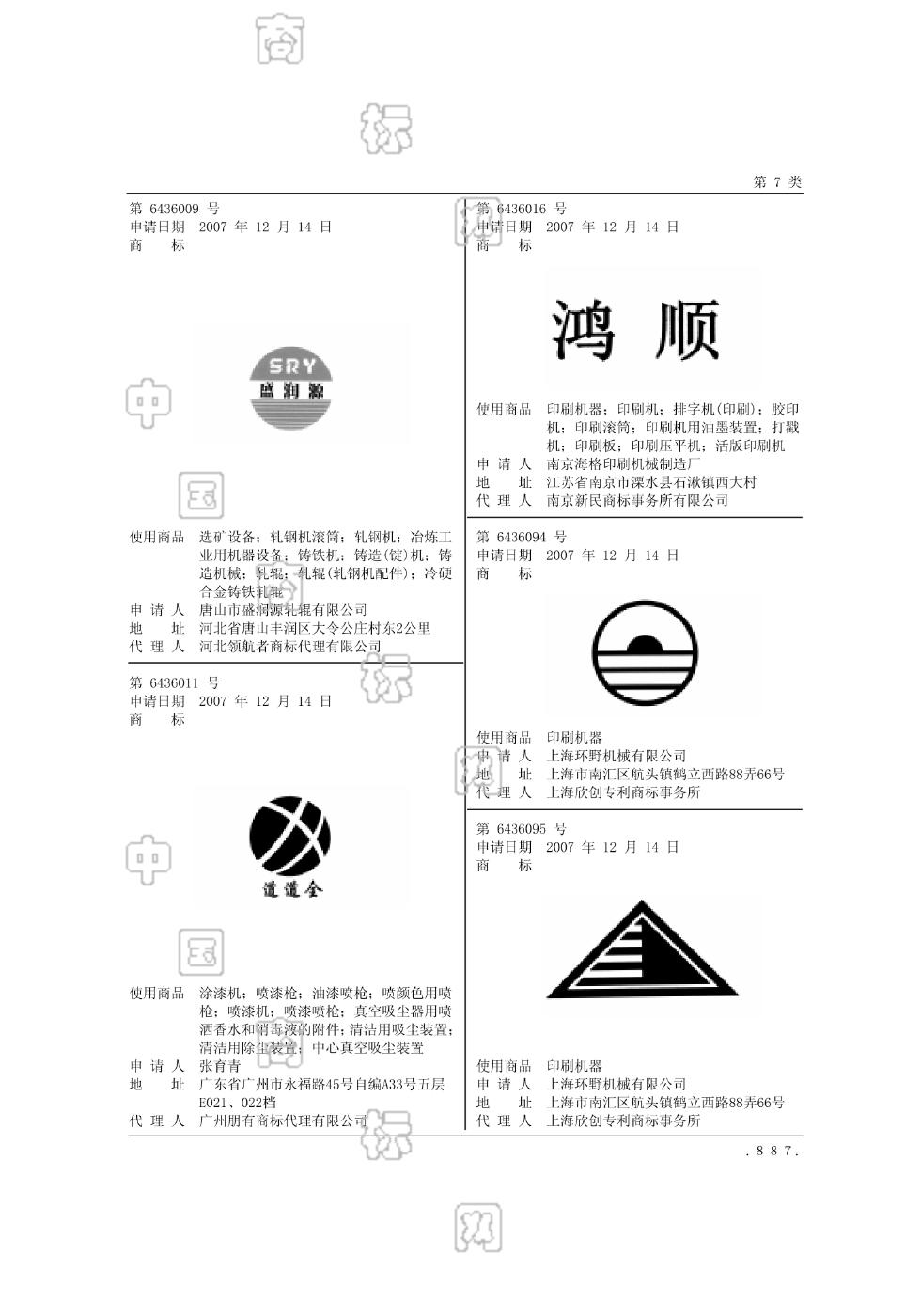 鸿顺_注册号6436016_商标注册查询 天眼查