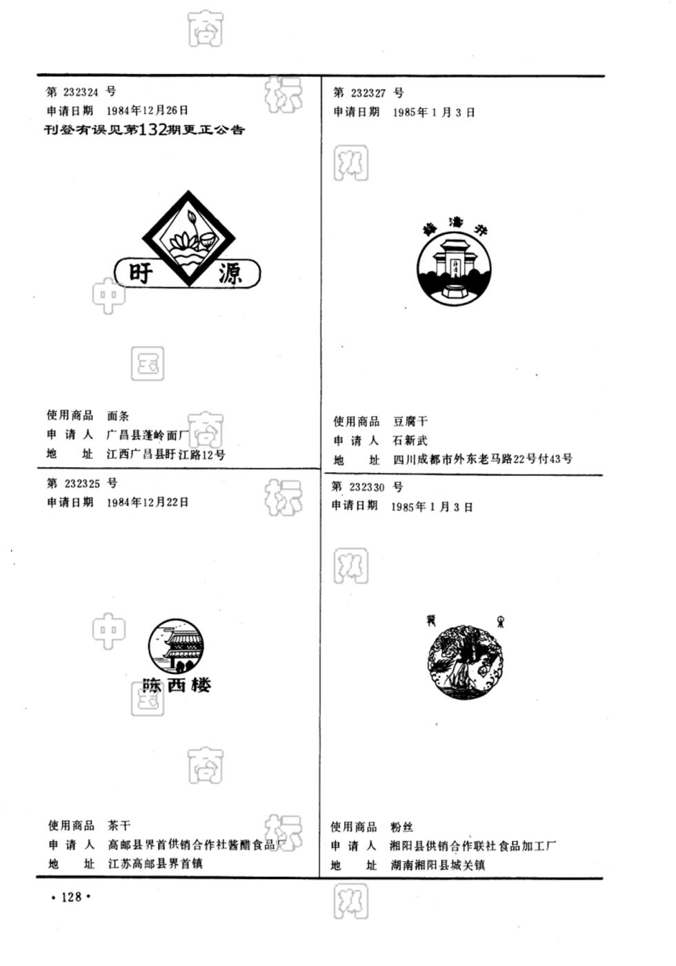 盱源_注册号232324_商标注册查询 天眼查