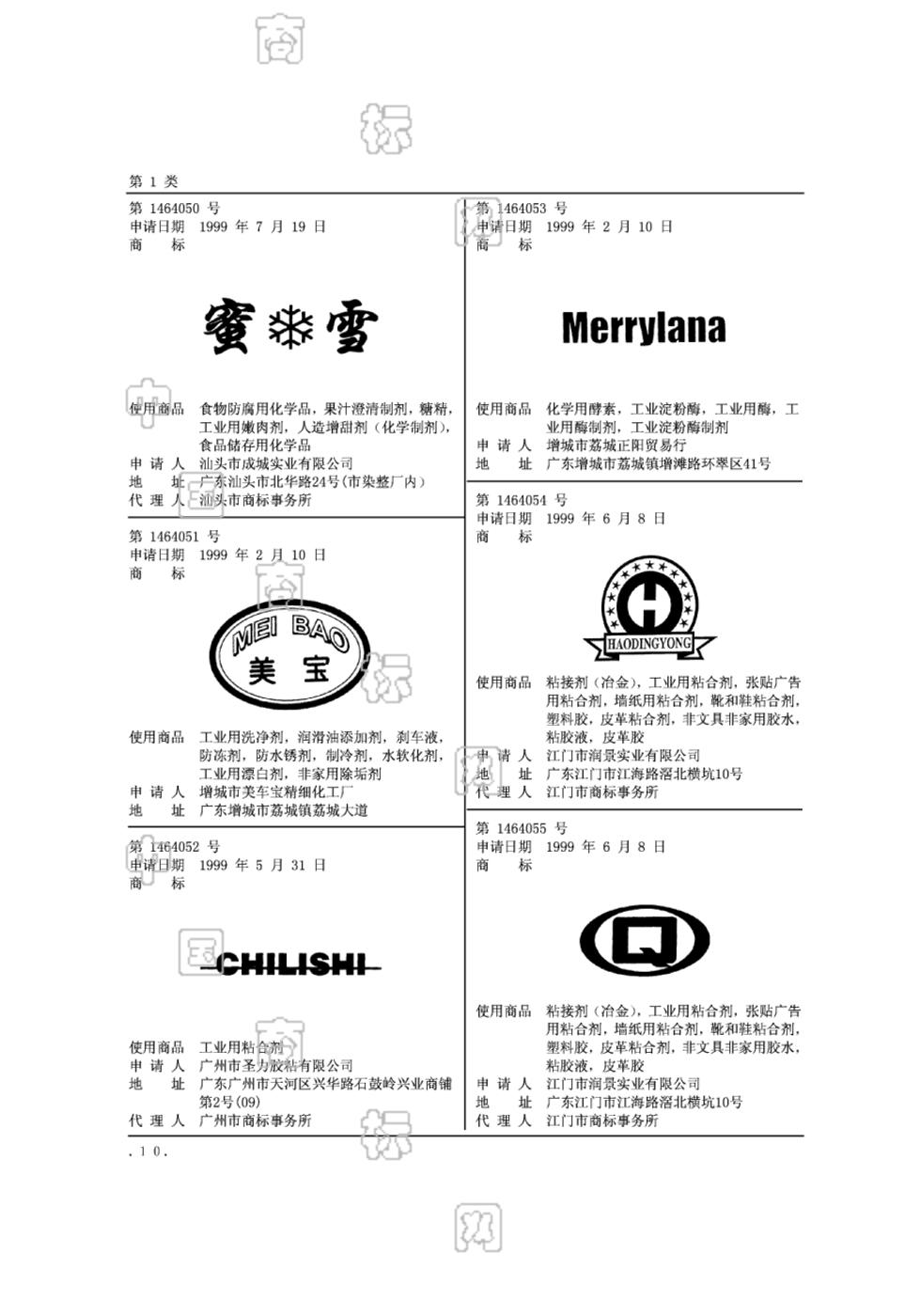 美宝_注册号1464051_商标注册查询 天眼查