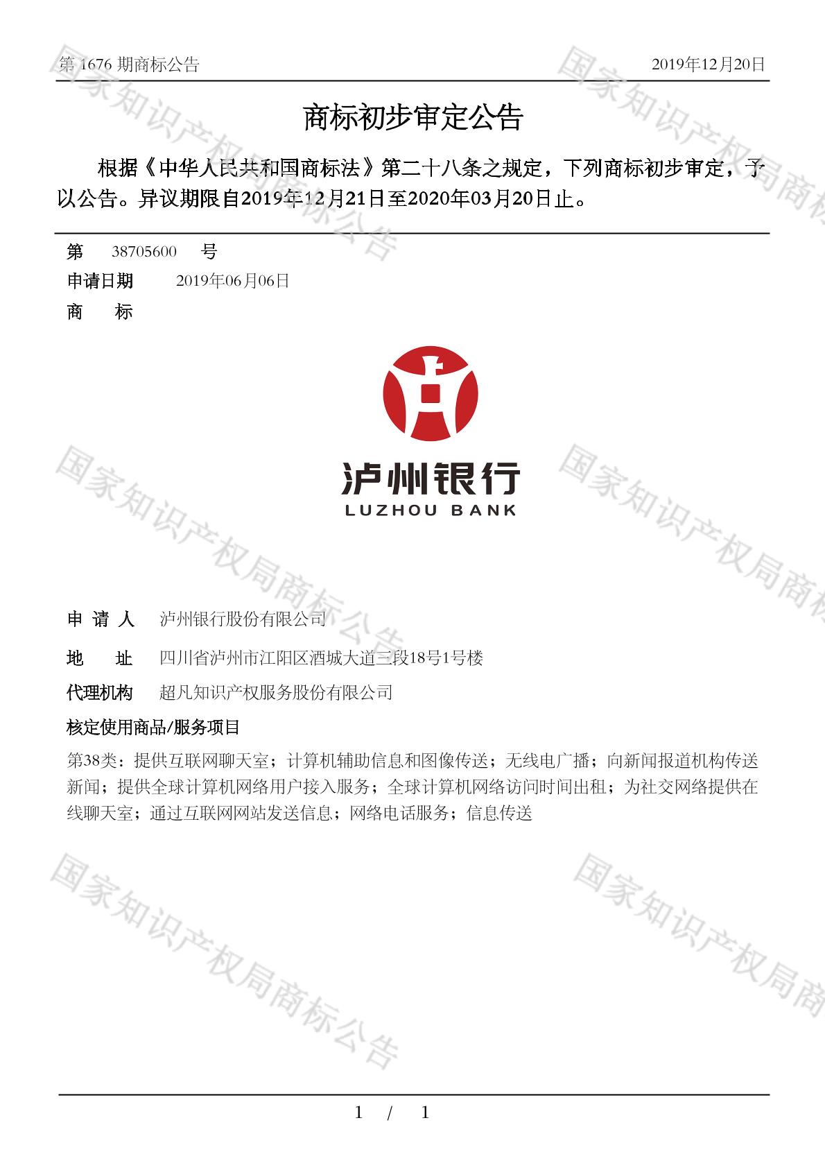 泸州银行 luzhou bank