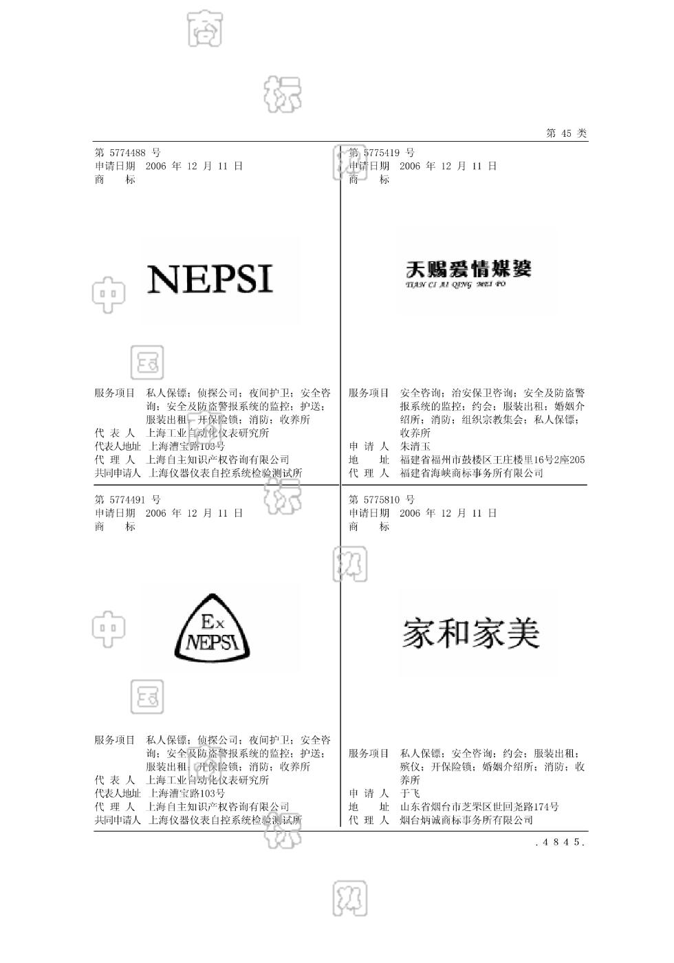 nepsi_注册号5774488_商标注册查询 天眼查