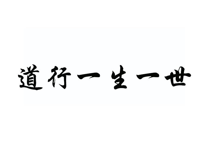 道行一生一世