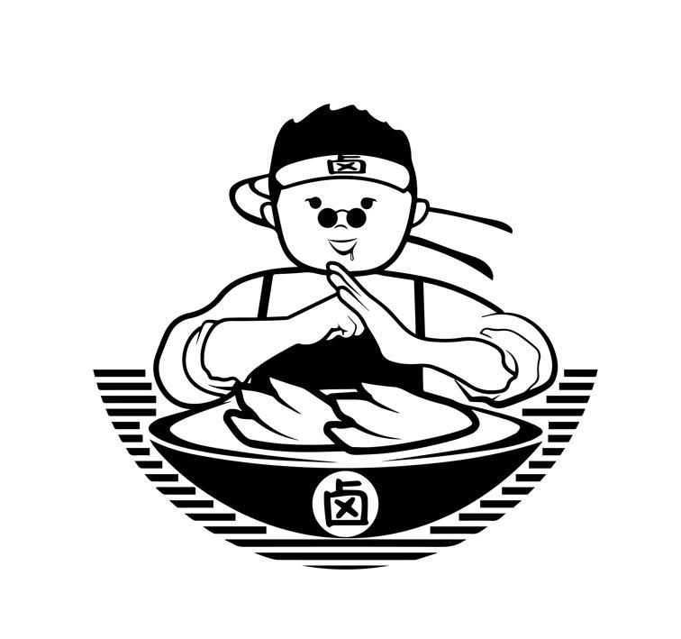 卤肉logo素材图片
