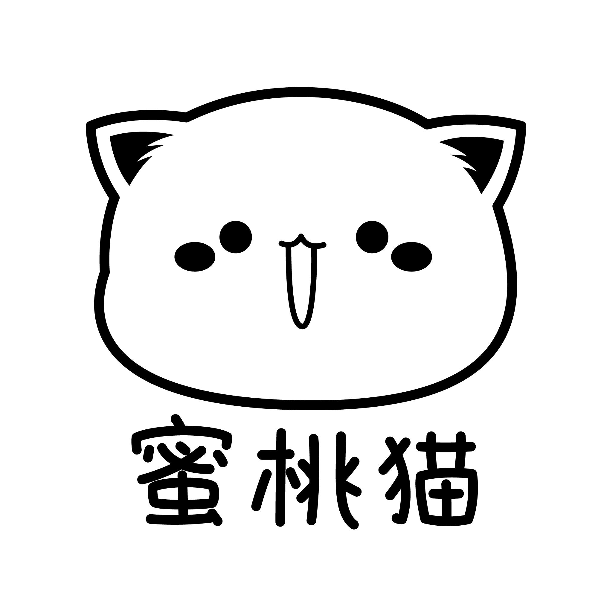 蜜桃猫画法图片