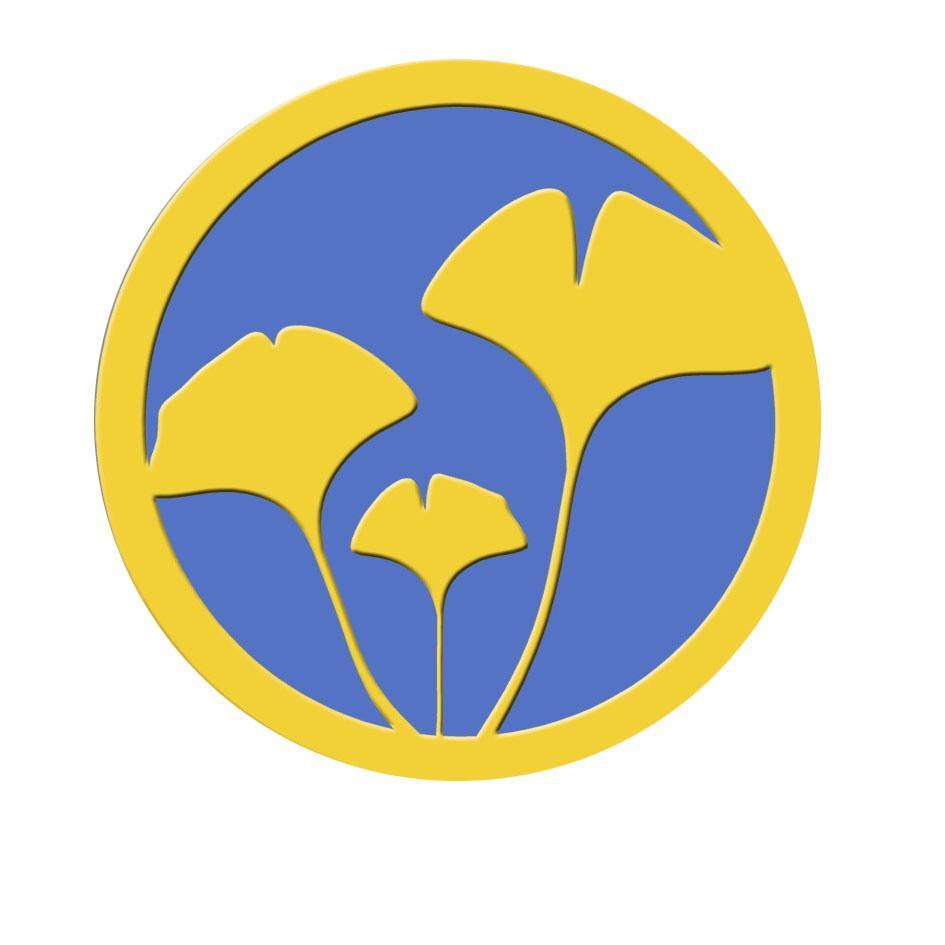 银杏叶logo素材图片