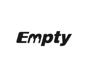 empty