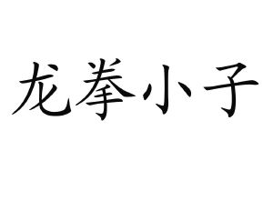 龍拳小子