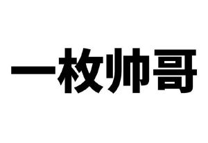 一枚帅哥